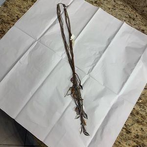 Macy’s leaf necklace